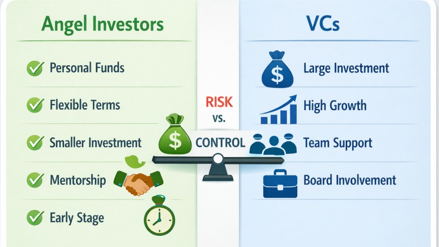 Angel Investors and Venture Capitalists: What every founder needs to know before raising