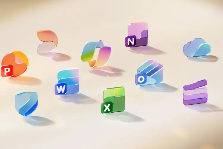 Microsoft refreshes word, excel, and powerPoint icons with an AI-Inspired design