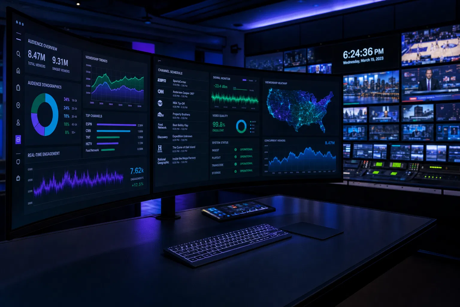 AdVortex Master Control Room