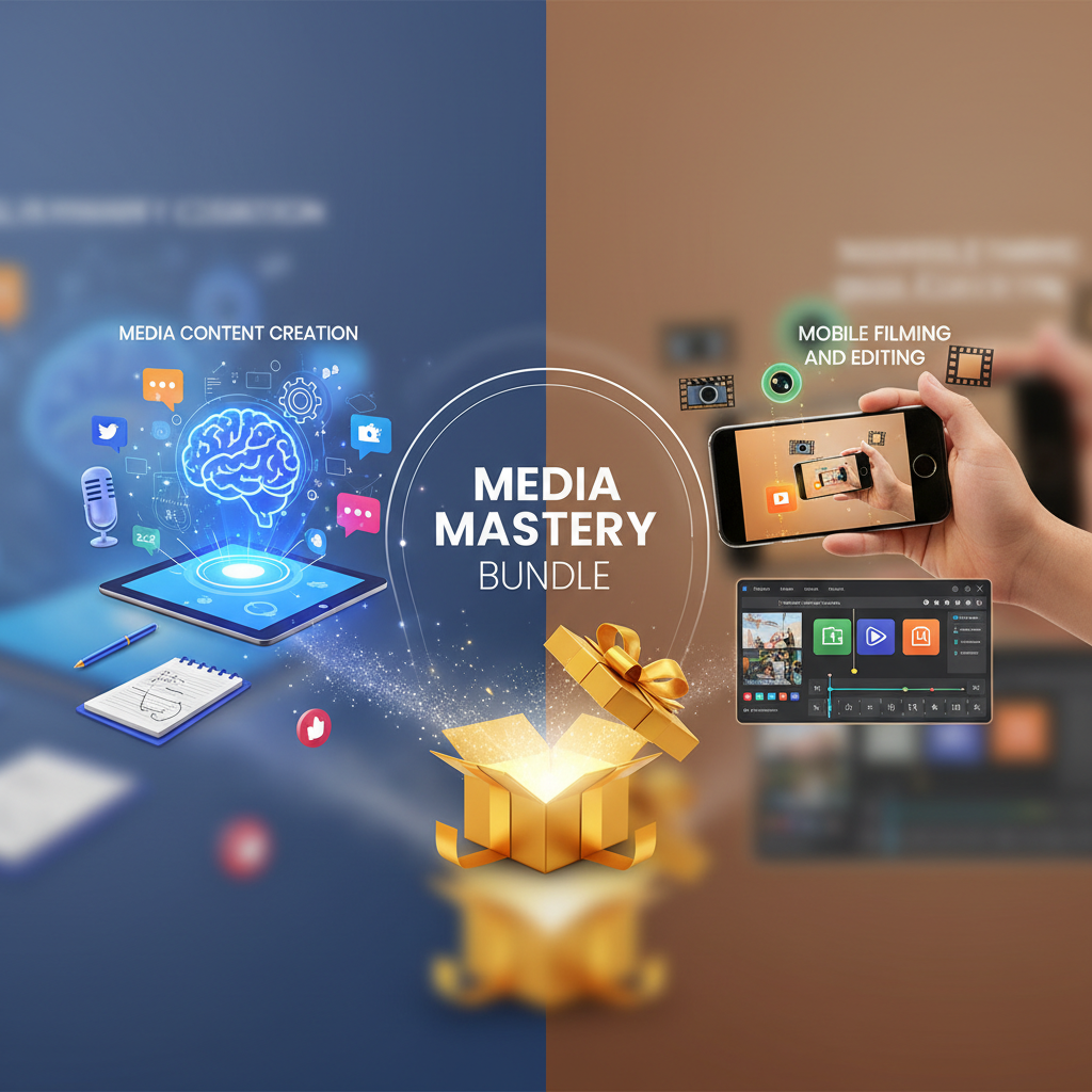 صناعة المحتوى والتصوير  والمونتاج بالجوال