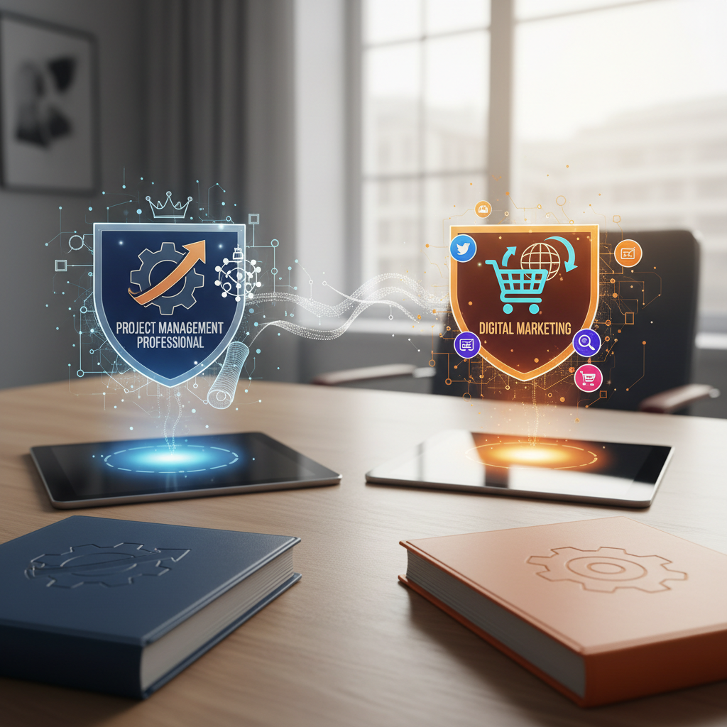 إدارة المشاريع الاحترافية والتسويق الالكتروني 