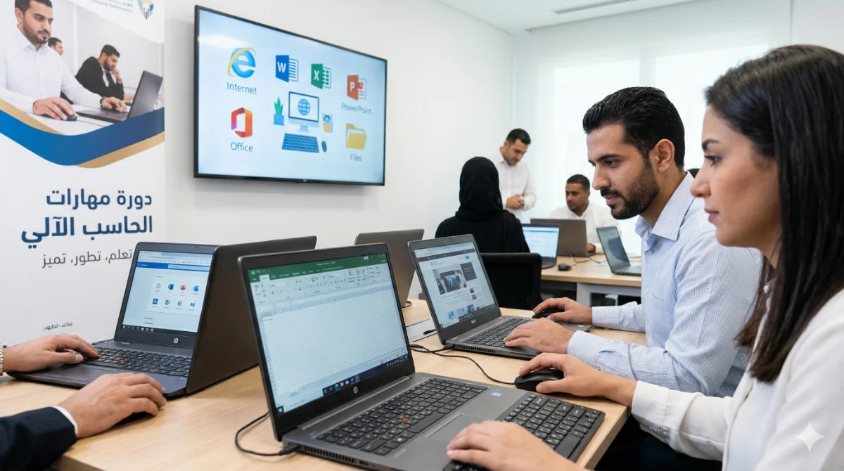 دورة مهارات استخدام الحاسب الآلي 
