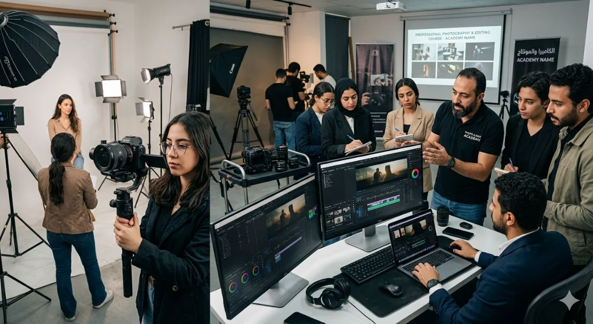 دورة التصوير بالكاميرا و فن المونتاج