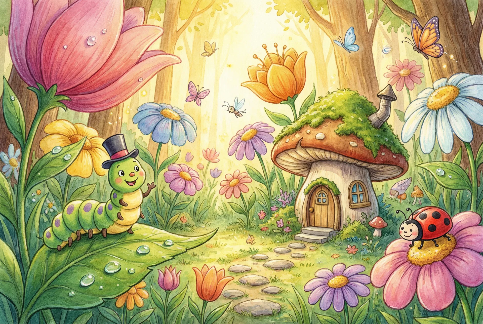 لغز الحديقة السحرية