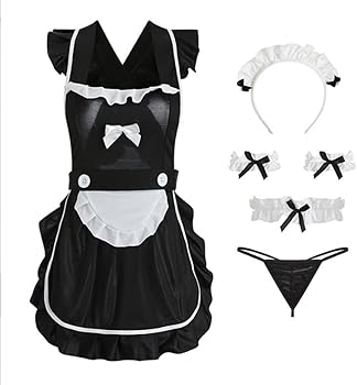 THSCWY női csipkés szobalány jelmez – cosplay/roleplay maid dress (felnőtt)