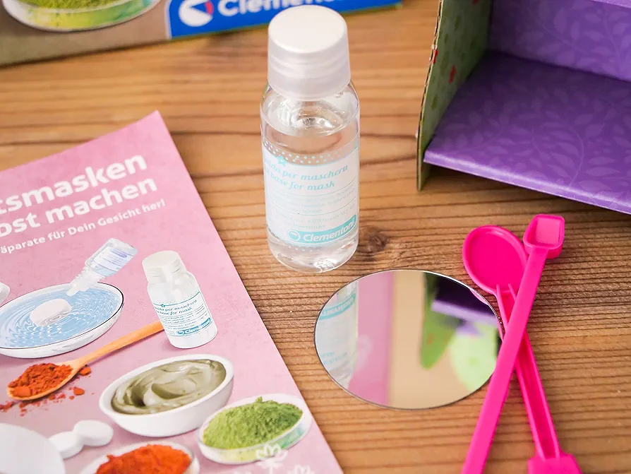 Clementoni Galileo Lab – arcmaszk készítő szett – DIY beauty textil maszkok – kozmetikai készlet 8+ éveseknek (59248)