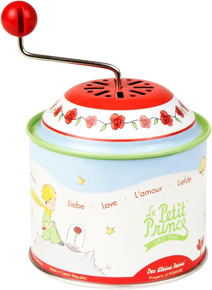 Bolz 52754 zenélő fémdoboz „Sandmännchen" – forgatható zenélő doboz fém orgonával – 1+ éveseknek