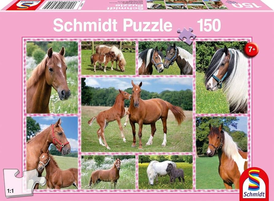 Schmidt Spiele 56269 Pferdeträume – gyerek puzzle 150 darab