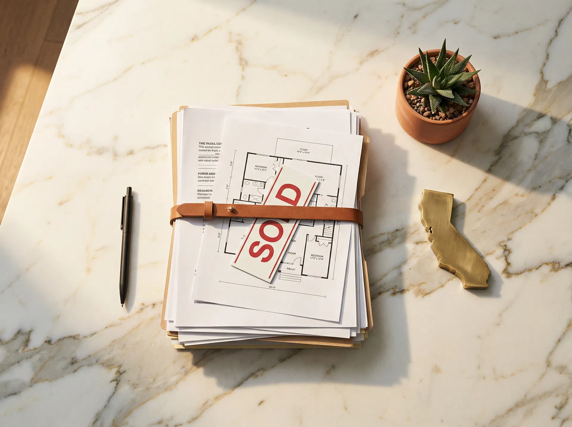 Organized real estate transaction documents