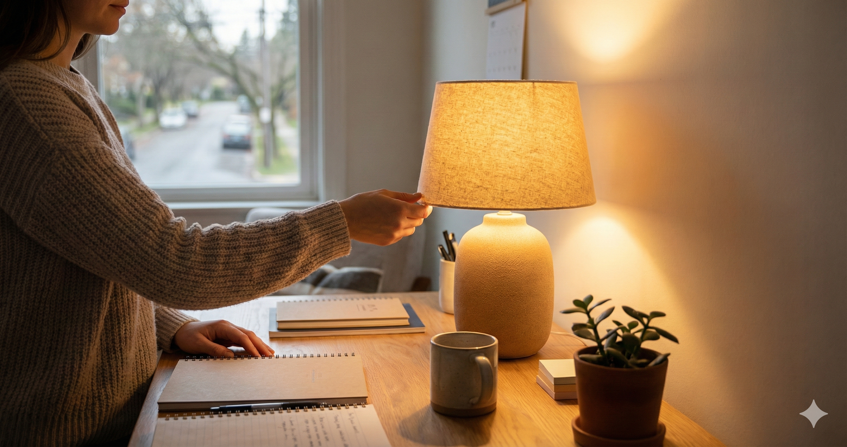 Cores, luz e texturas: princípios básicos para um setup que acalma em vez de cansar o cérebro