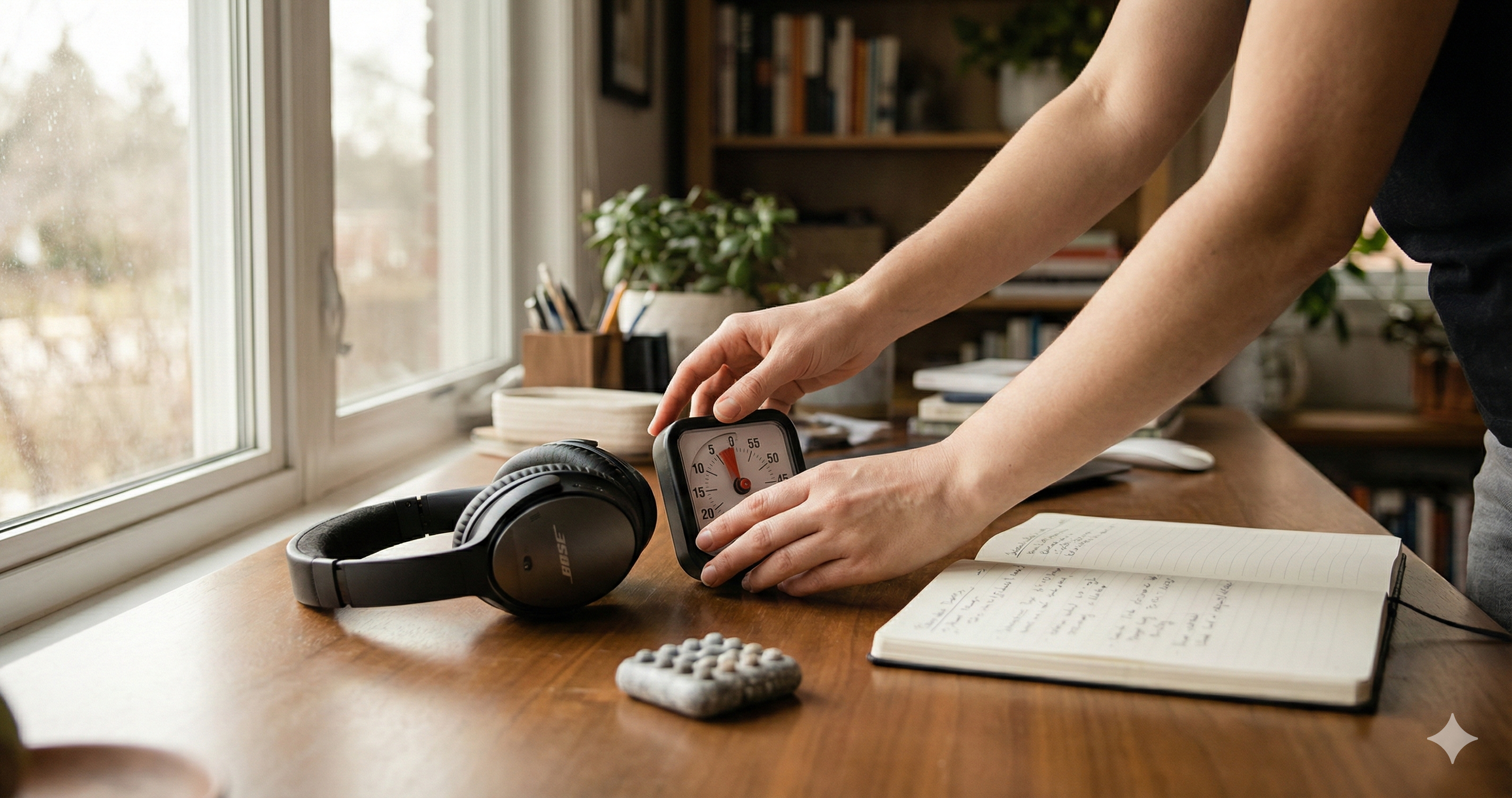 7 ferramentas simples (físicas e digitais) para quem vive perdendo o foco no meio da tarefa