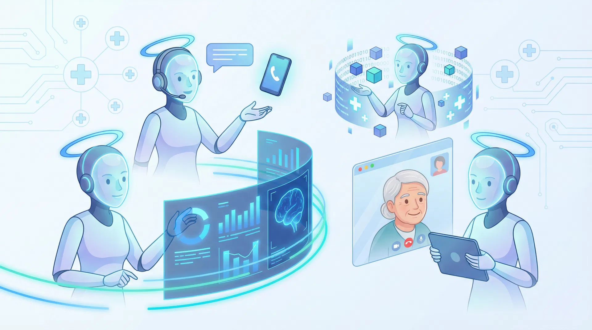 EHealthMed AI Agents — custom healthcare AI agents