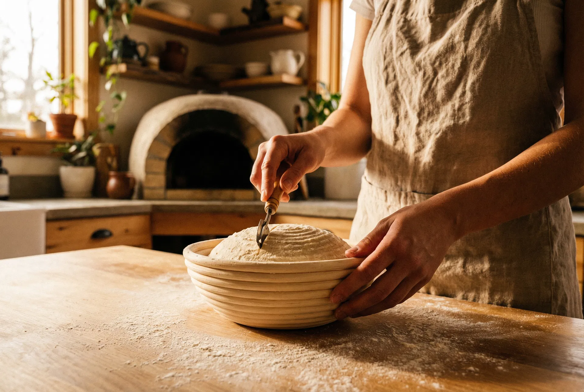 Healthy homemade bread