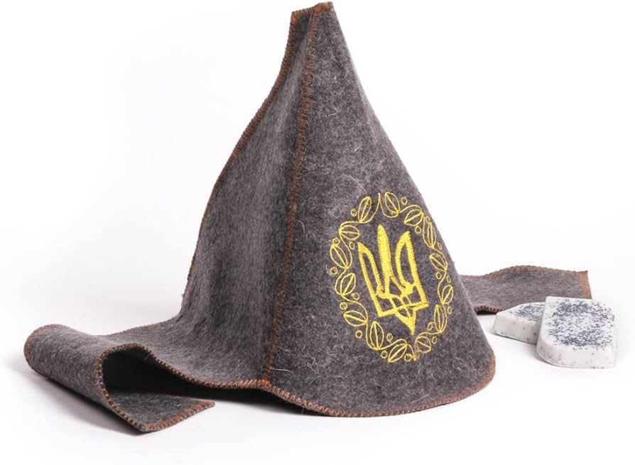 Traditional felt banya hat