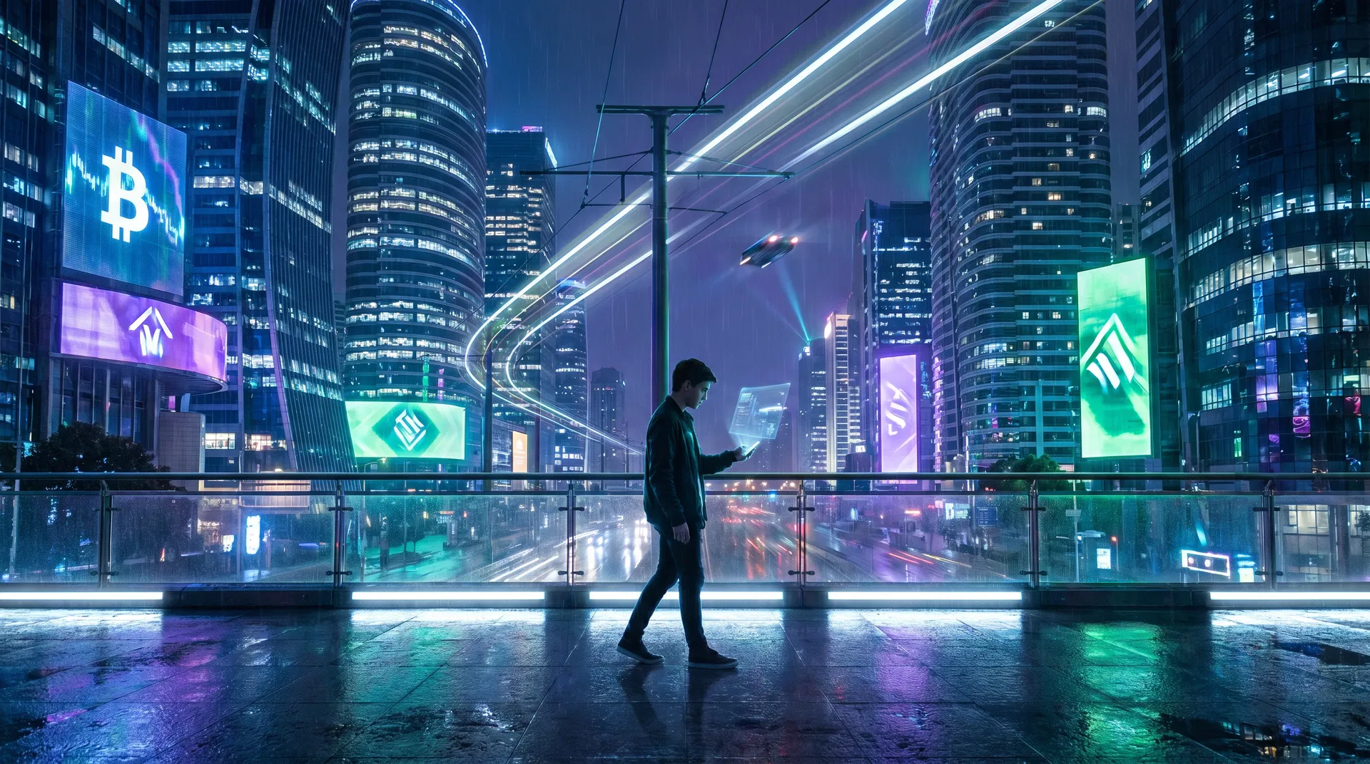 Projeção visual de cenários futuros para bancos digitais populares no Brasil até 2030