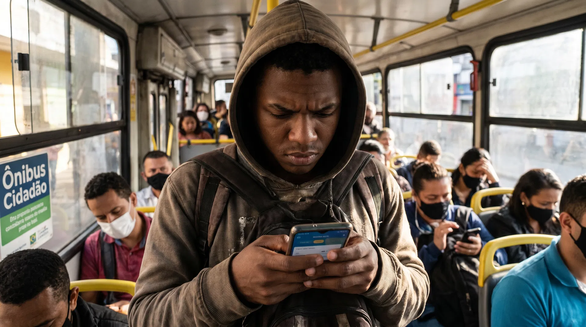 Guia passo a passo para abrir conta em banco digital popular no Brasil, mostrando tela de cadastro simplificado