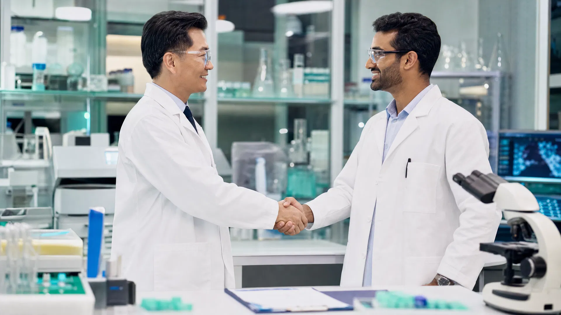 International scientific collaboration between researchers