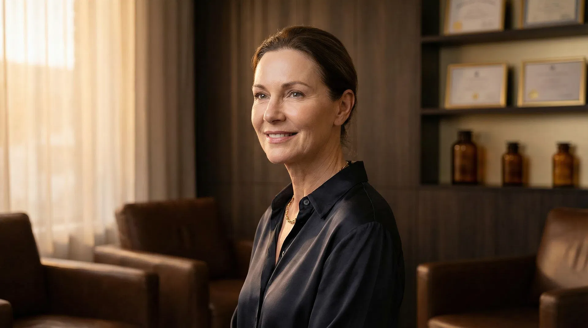 A detailed view of nasolabial fold treatment in Glasgow to soften smile lines