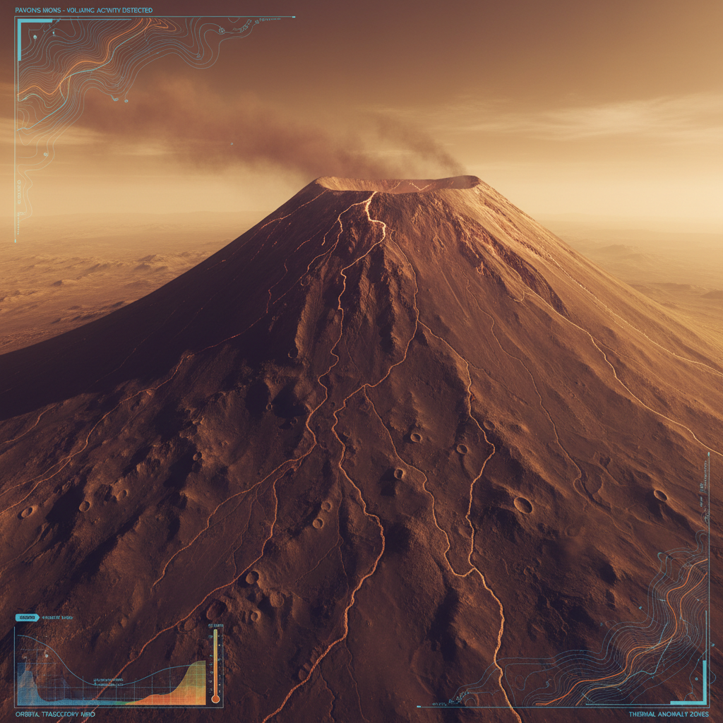 Marte, o Gigante Adormecido: Vulcões Revelam Passado Ardente e Complexo