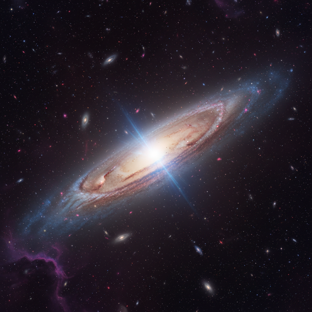 A galáxia elíptica SDSS J105602.80+561214.7, onde o evento AT2022zod foi observado, destaca a localização incomum do buraco negro 'perdido' a 10.000 anos-luz do seu centro.