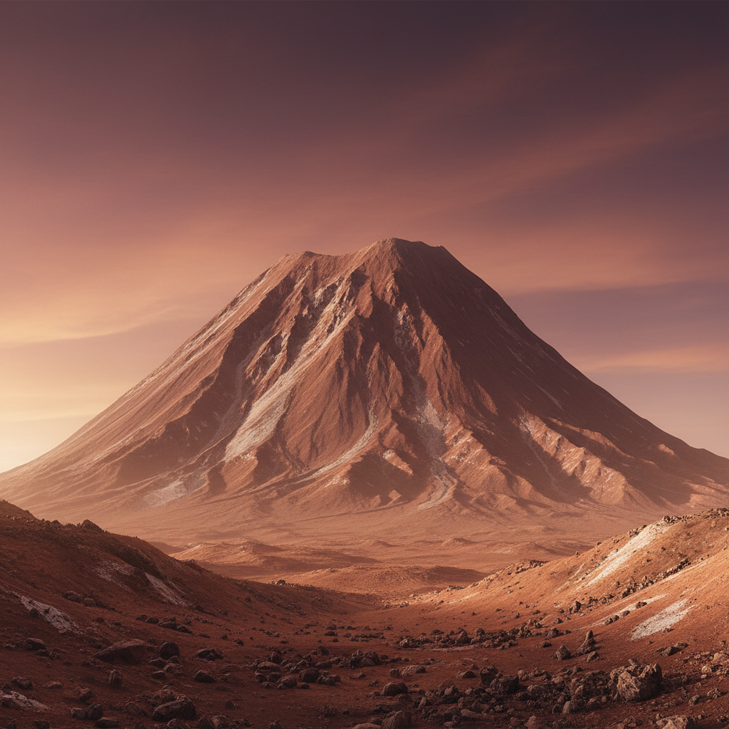 O Hecates Tholus, um antigo vulcão-escudo em Marte, é um dos principais candidatos a abrigar glaciares de gelo protegidos sob sua superfície, redefinindo nossa compreensão da água marciana.