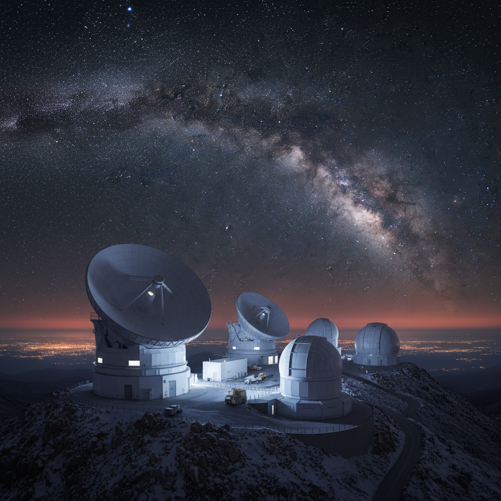 Observatórios terrestres e espaciais, equipados com tecnologia de ponta, são cruciais para coletar os dados que revelam os mistérios da energia escura e da expansão cósmica.