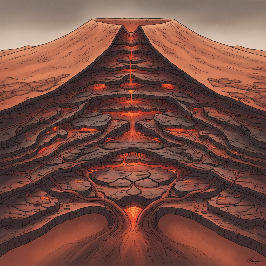 Marte: Vulcões Jovens Escondiam Histórias Milenares