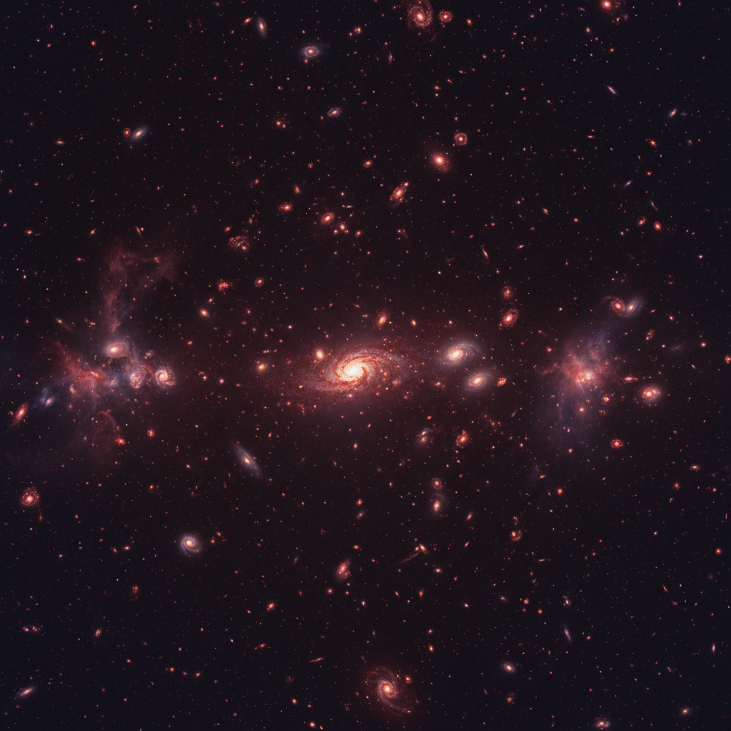 Pontos Vermelhos do Universo: Superburacos Negros Nascidos da Matéria Escura?