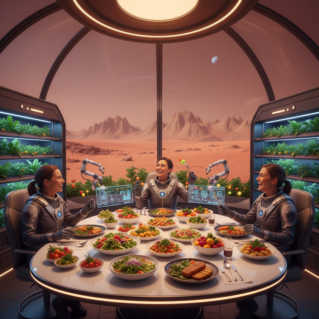Culinária Cósmica: NASA Desafia o Paladar de Marte