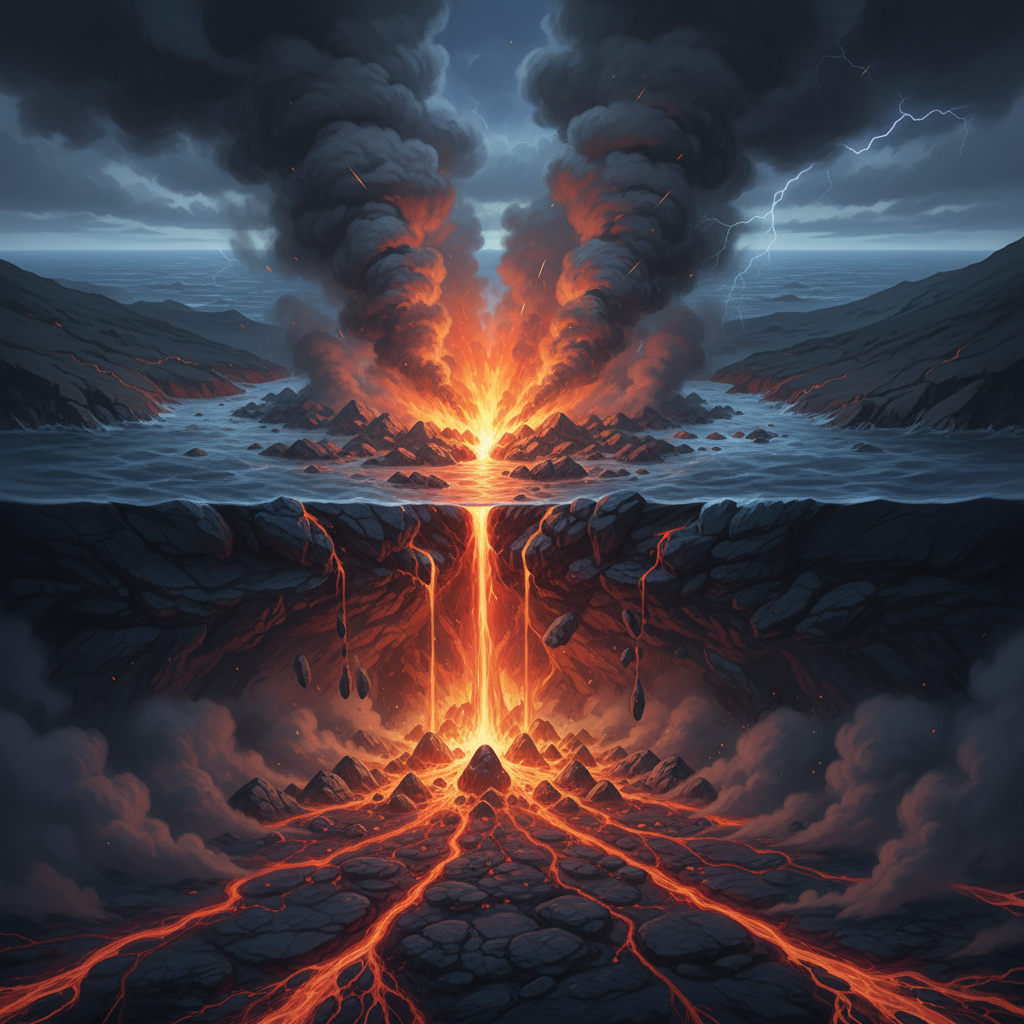 O Enigma do Atlântico: Plumas ou Placas na Grande Fenda da Terra?