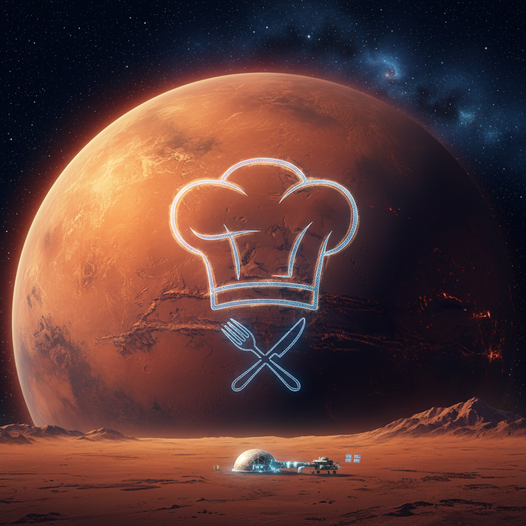 A imensidão de Marte aguarda, não apenas como um destino de exploração, mas como o palco para uma revolução culinária que promete redefinir a vida humana além da Terra.