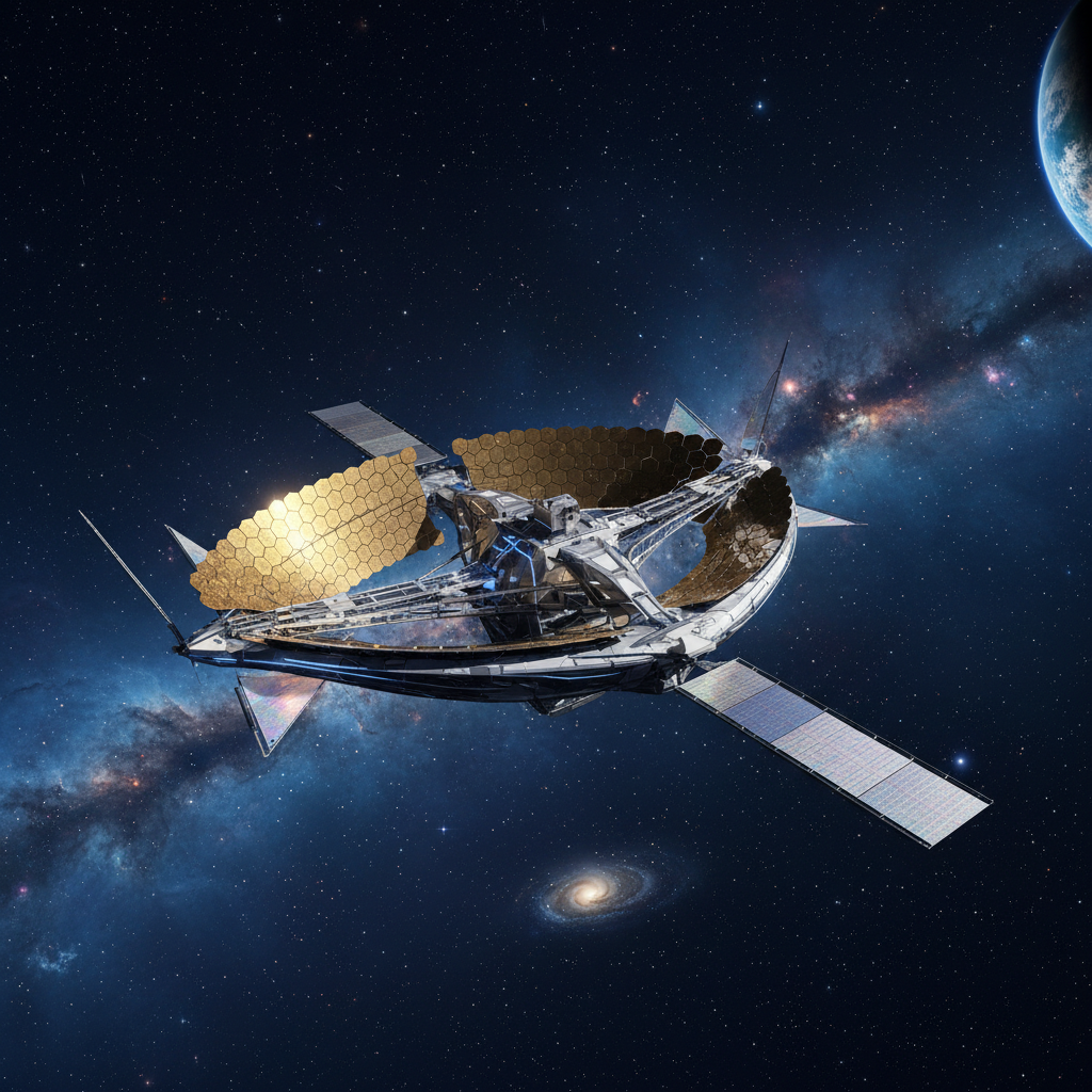 Um observatório espacial de última geração, como o Telescópio Espacial James Webb, é crucial para a detecção e estudo de exoplanetas, incluindo aqueles em sistemas binários complexos.