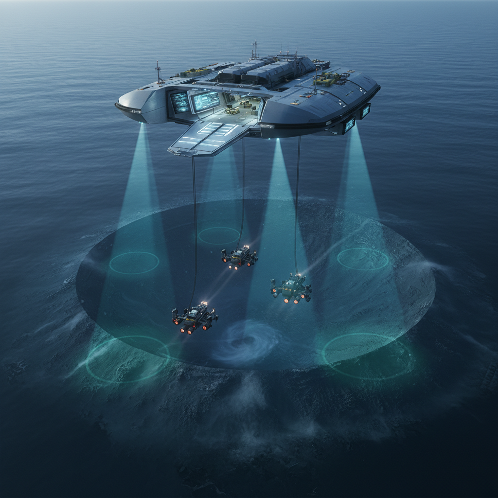 Cientistas utilizam embarcações de pesquisa e submersíveis robóticos para estudar a cratera de Chicxulub, hoje submersa, desvendando os segredos da recuperação da vida marinha pós-impacto.