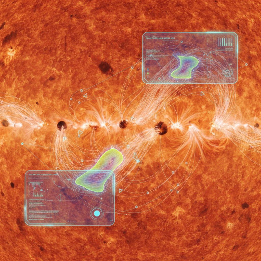 O Sol Revela Seus Segredos: IA Prevê Tempestades Solares com Semanas de Antecedência