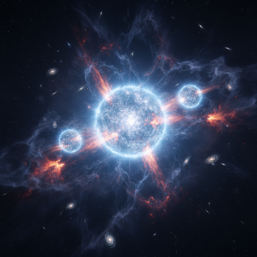 Estrelas Titânicas Forjaram Berçários Cósmicos e os Primeiros Buracos Negros