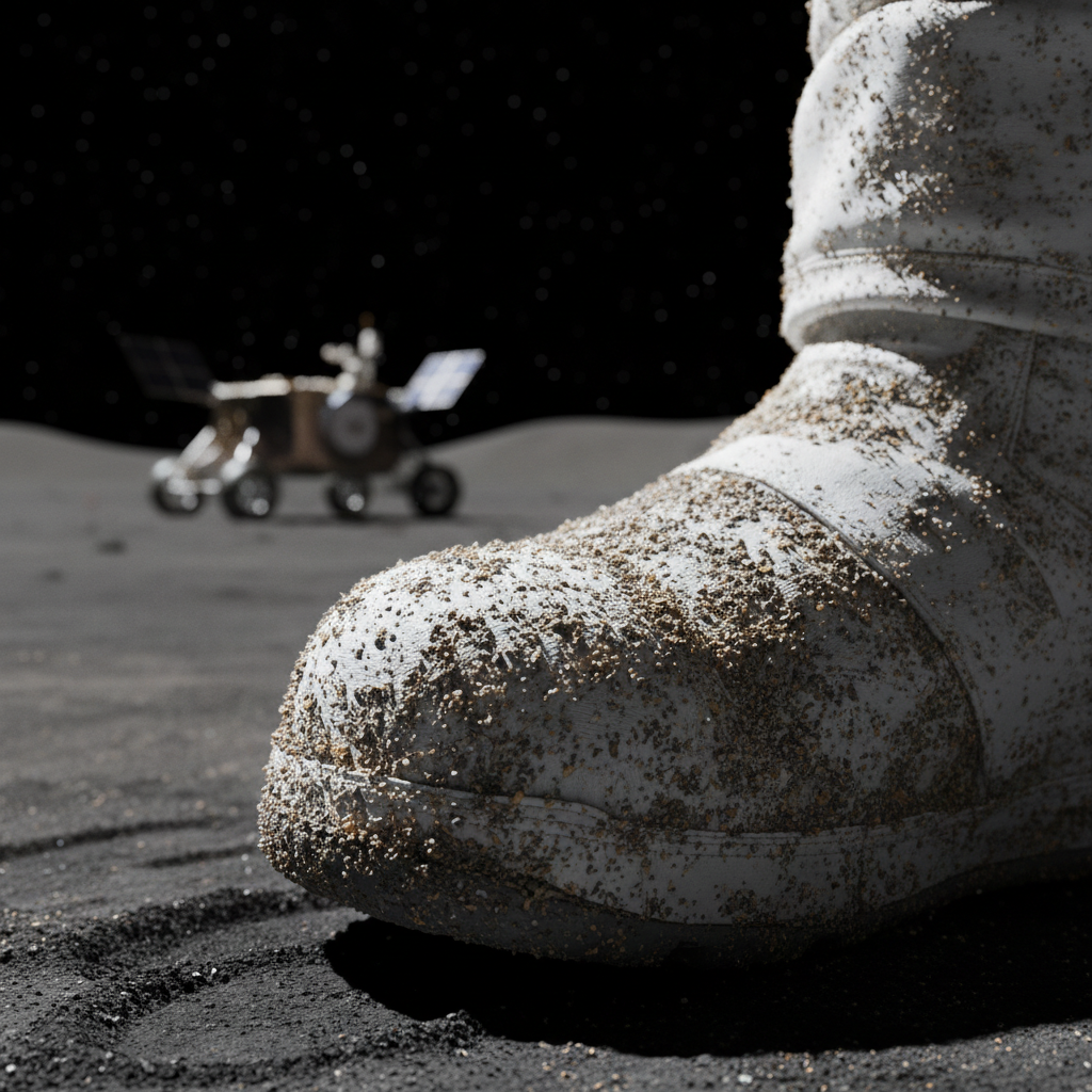 Escudos Flexíveis: A Batalha Contra a Poeira Lunar