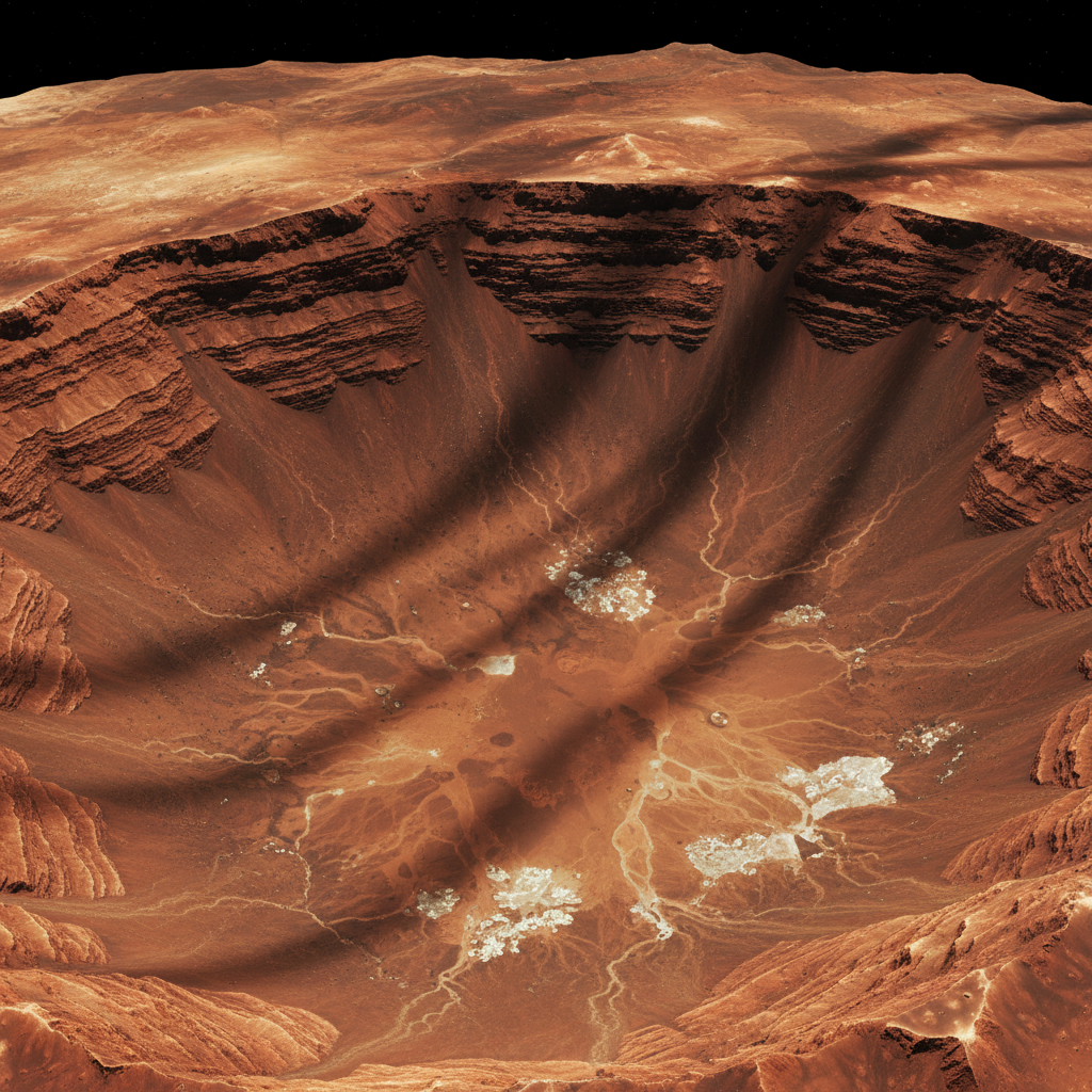 Flaugergues: Onde o Passado de Marte se Revela