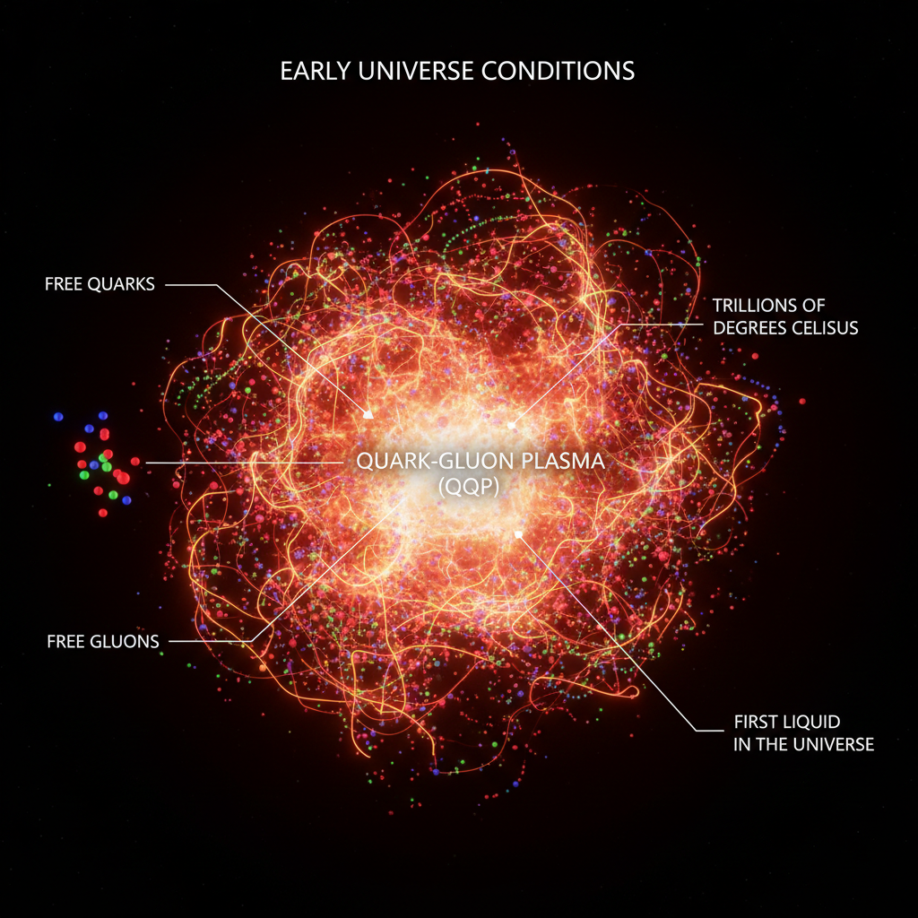 Universo Bebê: A Dança Líquida do Plasma Primordial
