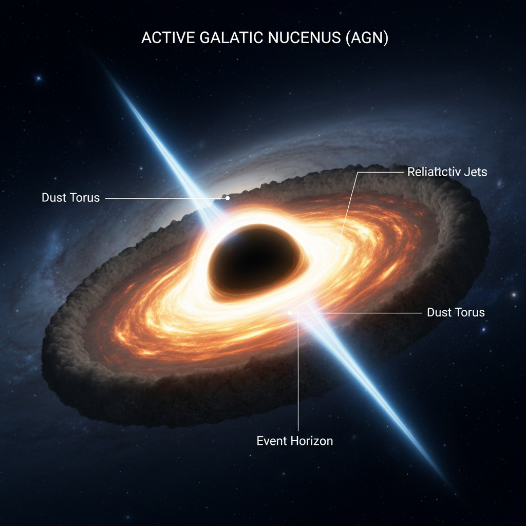 O Ballet Cósmico Secreto: Buracos Negros Dançam na Teia de Gás Galáctica