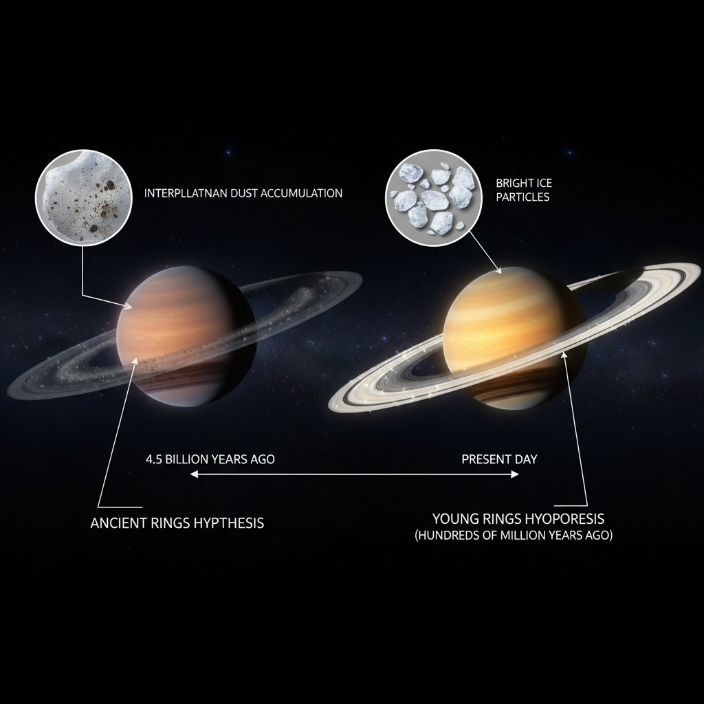 O Drama Cósmico que Moldou Saturno e Seus Anéis