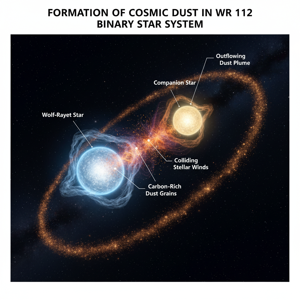 Estrelas Gigantes, Pó Cósmico Minúsculo: Quintilhões de Vezes Menor