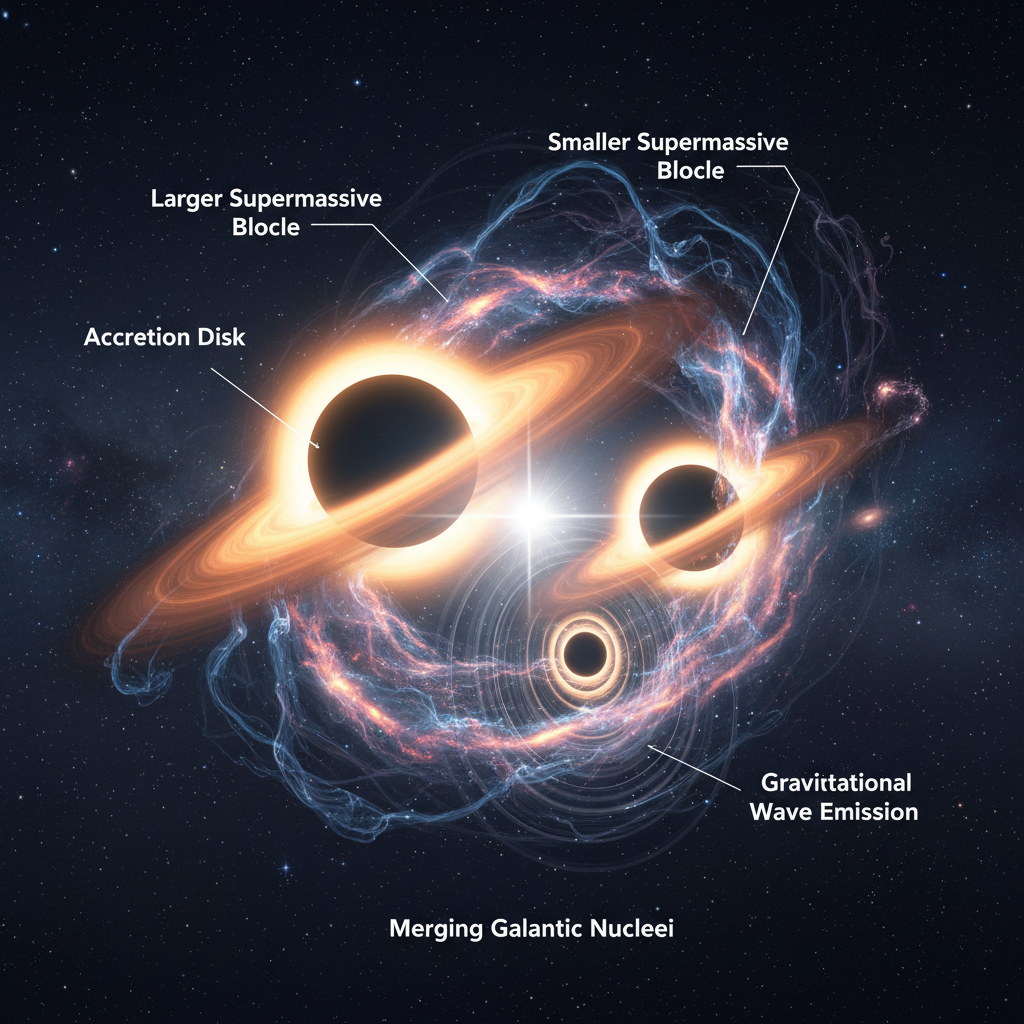 Buracos Negros: Telescópios Cósmicos Revelam Danças Binárias Supermassivas