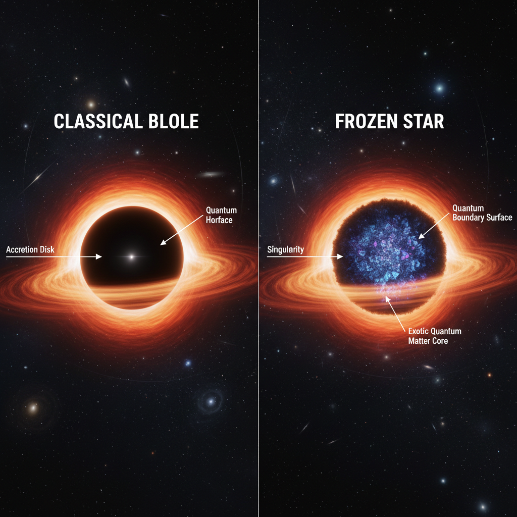 Estrelas Congeladas: A Revolução Quântica que Desafia Buracos Negros