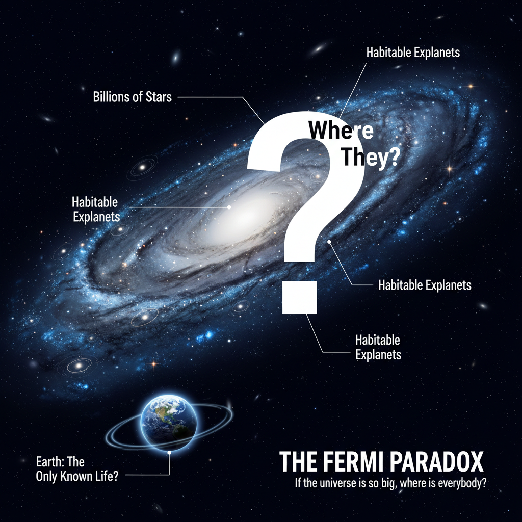 O Enigma Cósmico da Solidão: Onde Estão as Civilizações Galácticas?
