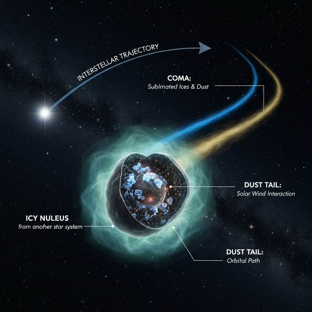 O Encontro Cósmico: JUICE e o Cometa Interestelar 3I/ATLAS
