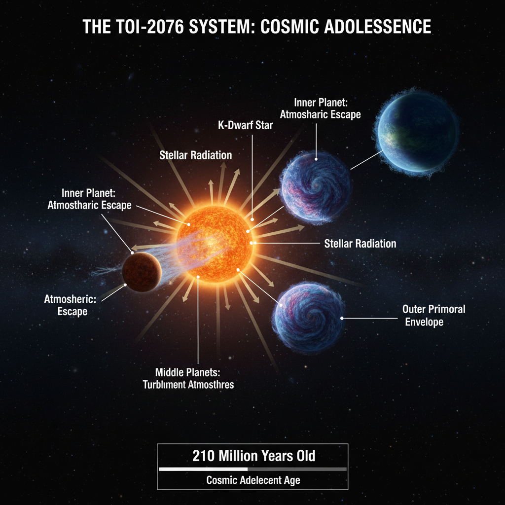 Adolescência Cósmica: Desvendando a Turbulência da Juventude Planetária