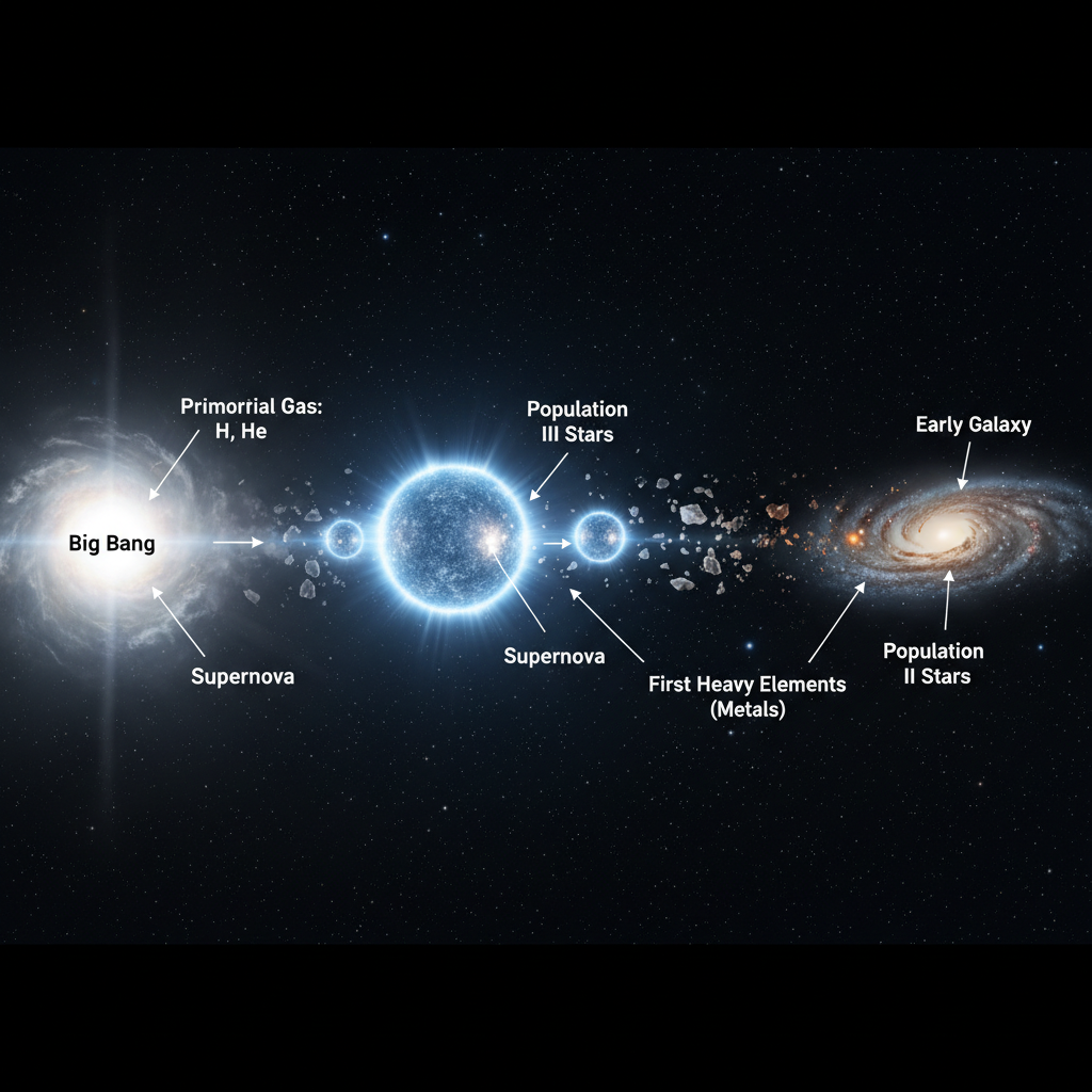 Eco Cósmico: O Berço Químico de Uma Galáxia Primitiva Revelado pelo JWST