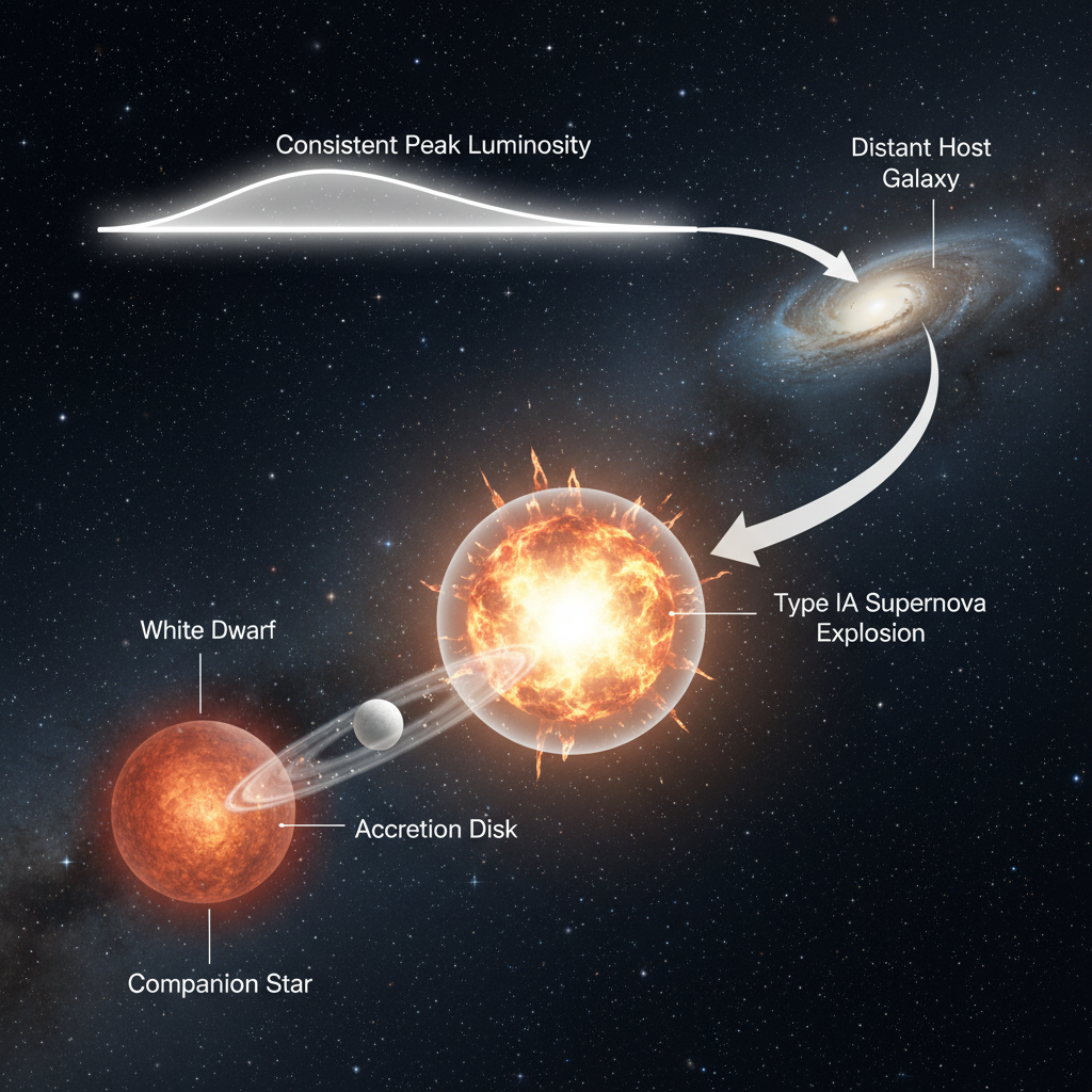 A Dança Cósmica da Expansão: Supernovas e o Enigma da Energia Escura
