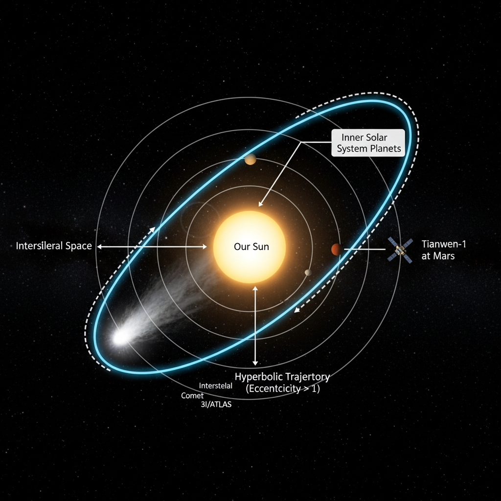 Marte Revela Segredos de Um Viajante Cósmico Interstelar