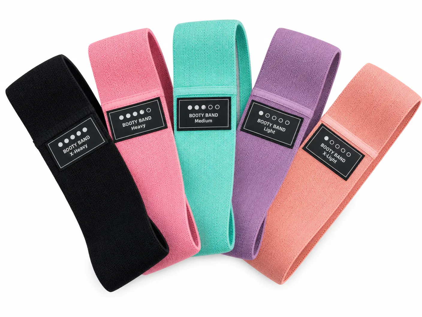 Tribe Lifting Fabric Resistance Bands (5-Pack)